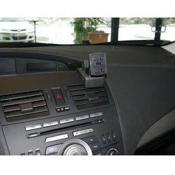 Perfect Fit Smartphonekonsole Telefonkonsole Mazda 3 ab Bj. 03/2009- drehbar!