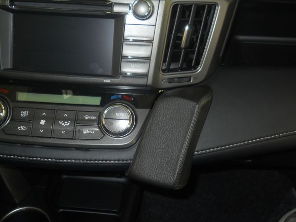 Perfect Fit Telefonkonsole Toyota RAV4, Bj. 04/2013 - Kunstleder