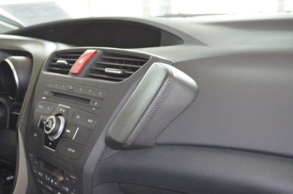 Perfect Fit Telefonkonsole Honda Civic, Bj. 02/2012 - Premium Echtleder