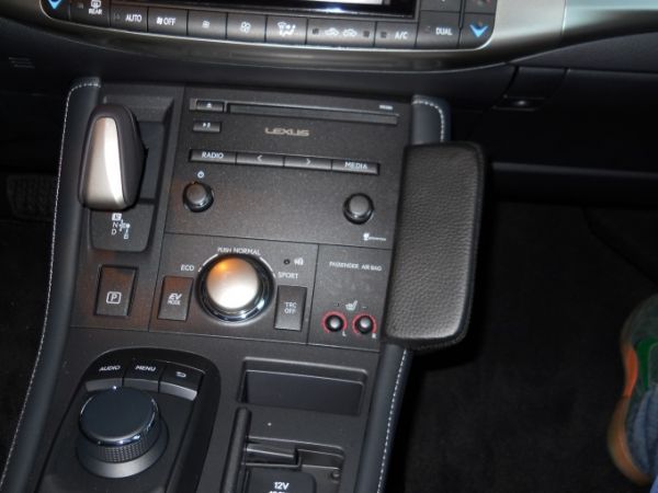 Perfect Fit Telefonkonsole Lexus CT200h, Bj. 04/2011 -, Premium Echtleder
