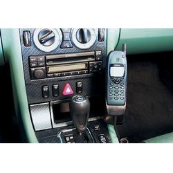 Perfect Fit Telefonkonsole Mercedes-Benz SLK (R170), Bj. 1996 - 02/2004, Premium Echtleder