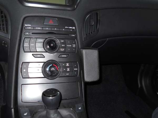 Perfect Fit Telefonkonsole Hyundai Genesis Coupe, Bj. 10/12 - Premium Echtleder