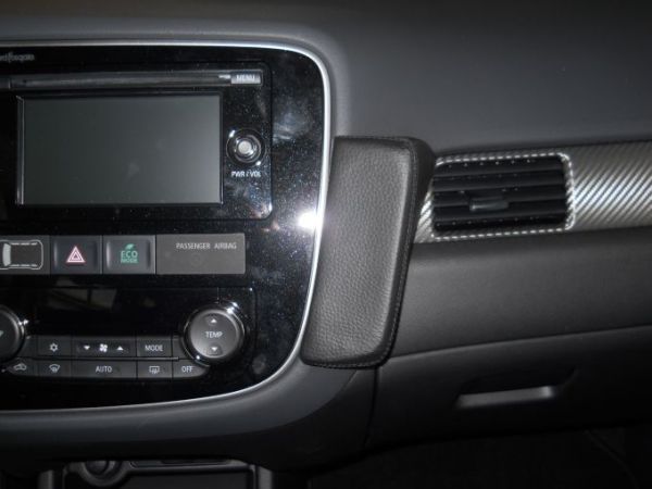 Perfect Fit Telefonkonsole Mitsubishi Outlander (CW0), Bj. 11/12 -, Premium Echtleder